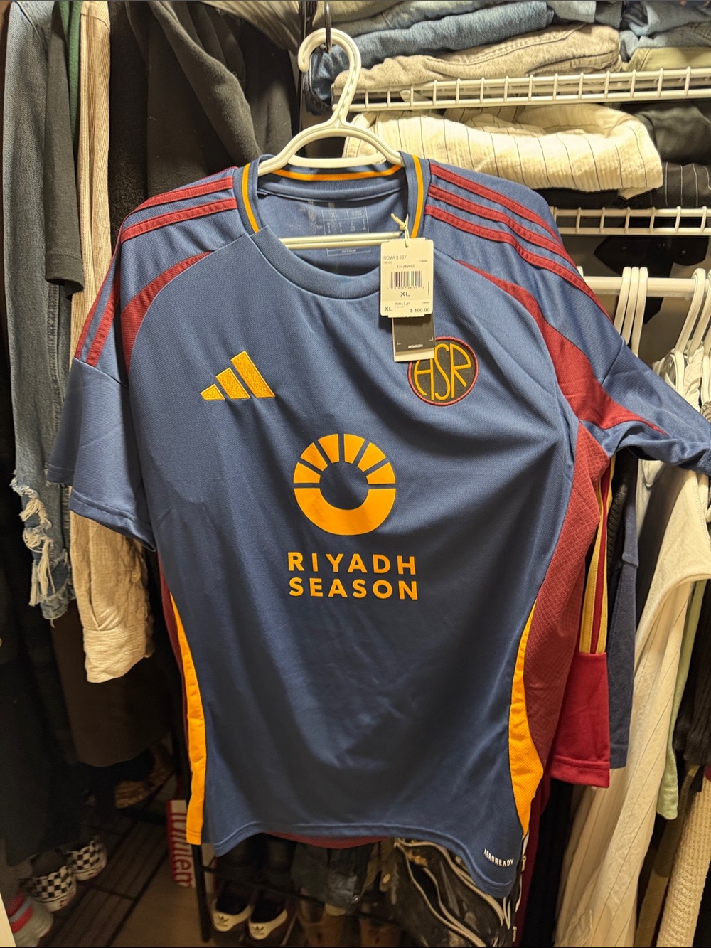 Adidas Roma Soccer Jersey // Size XL // NWT!